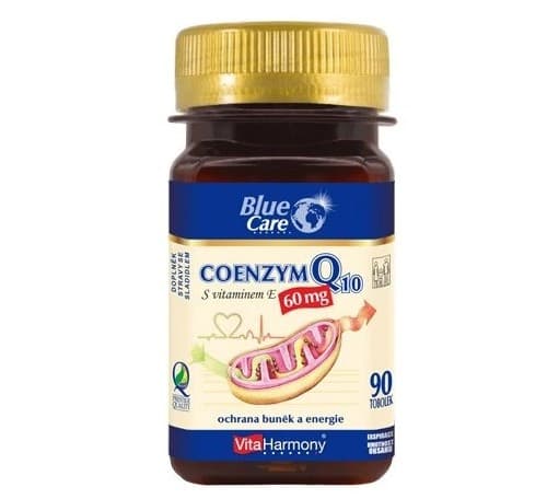 VitaHarmony Koenzym Q10 60 mg + vitamin E 90 tob. - Vitaharmony