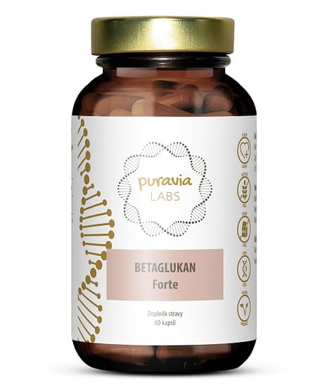 Puravia LABS BETAGLUKAN Forte, 60 kapslí - PuraviaLabs
