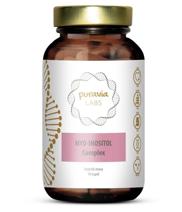 Puravia LABS Myo-inositol complex 90 kapslí - PuraviaLabs