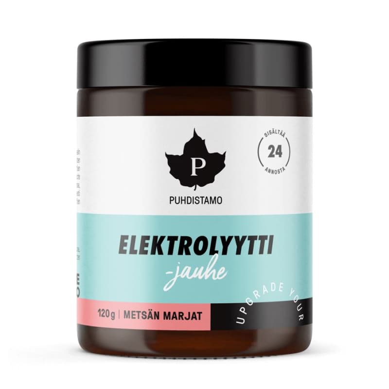 Puhdistamo Electrolyte Powder (Směs Elektrolytů) 120g red berries - Puhdistamo