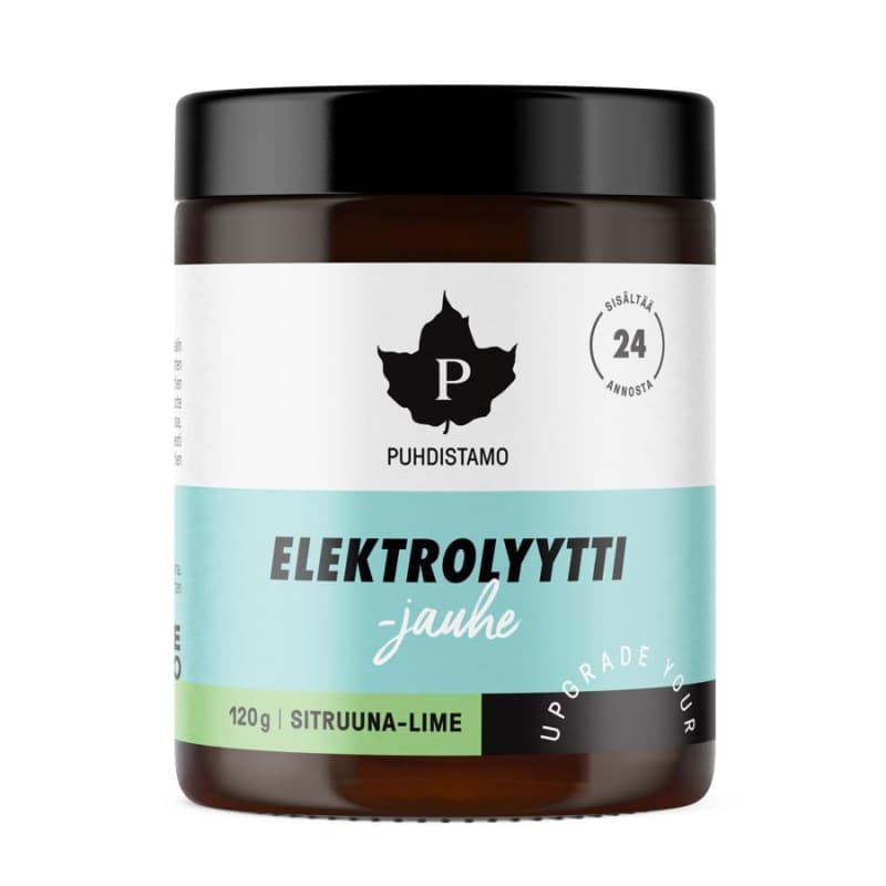 Puhdistamo Electrolyte Powder (Směs Elektrolytů) 120g lemon lime - Puhdistamo