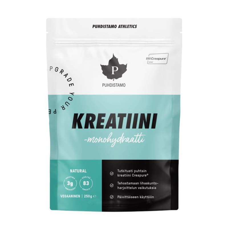 Puhdistamo Creapure Creatine 250g (Kreatiini) - Puhdistamo