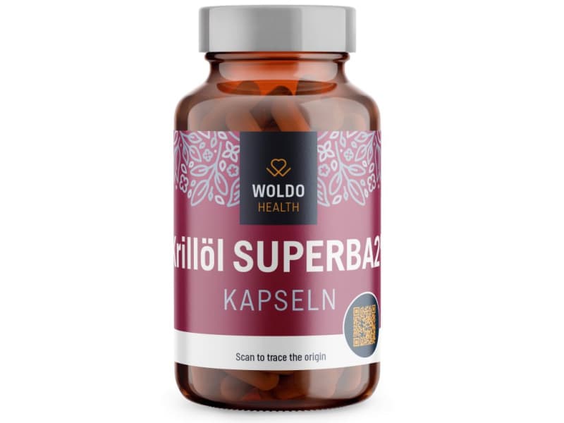 Woldohealth Krill olej SUPERBA2® 120 softgel kapslí - Woldohealth