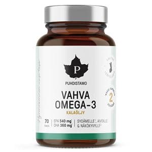 Puhdistamo Strong Omega 3 70 kapslí (540mg EPA, 360mg DHA) - Puhdistamo