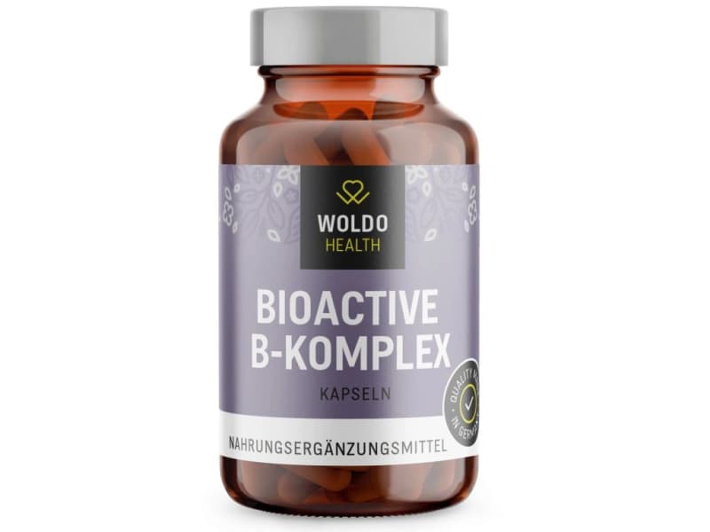 Woldohealth Bioactive B-komplex 90 kapslí - Woldohealth