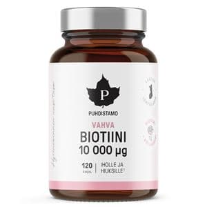 Puhdistamo Strong Biotin 10000ug 120 kapslí - Puhdistamo