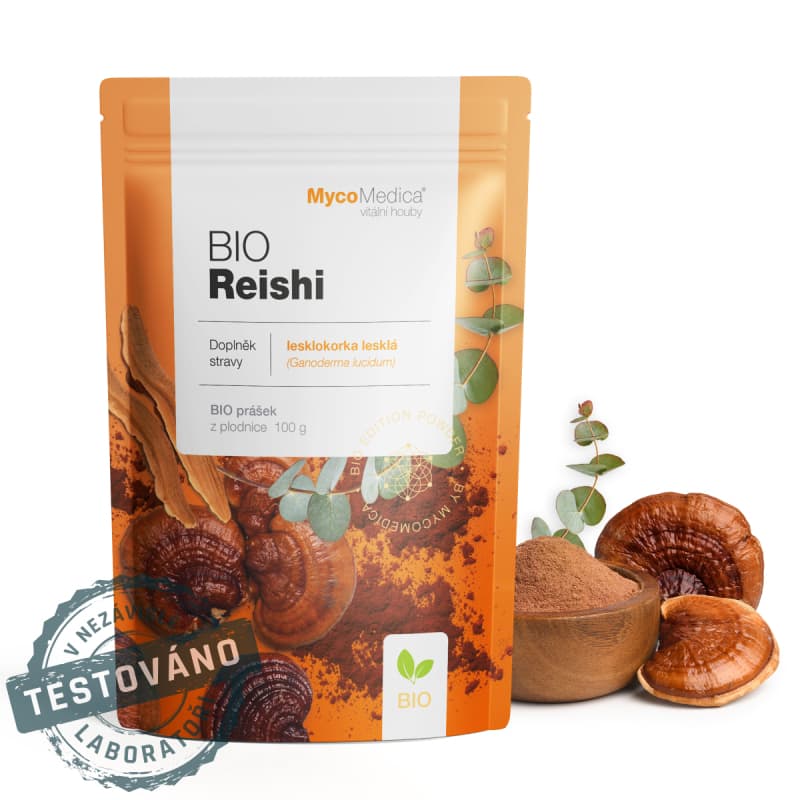 BIO Reishi prášek 100g - MycoMedica
