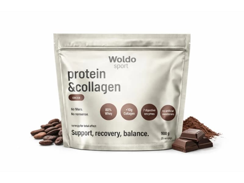 Woldohealth WPC Protein Čokoláda 900g - Woldohealth