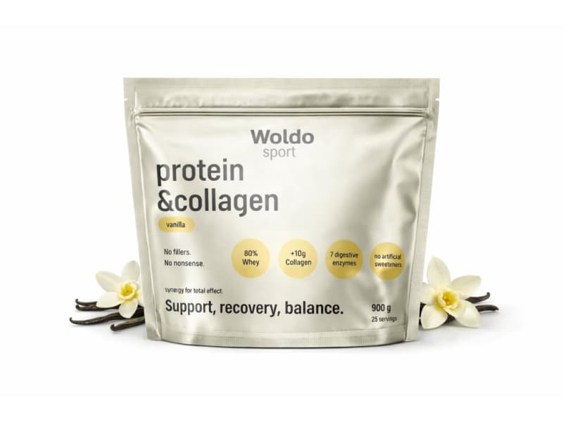 Woldohealth WPC Protein Vanilka 900g - Woldohealth