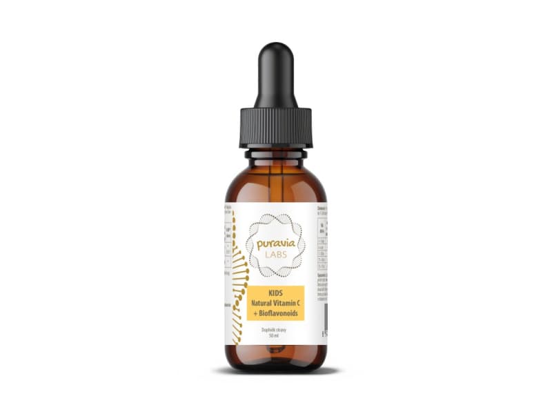 Puravia LABS Přírodní vitamín C pro děti, 50 ml - PuraviaLabs