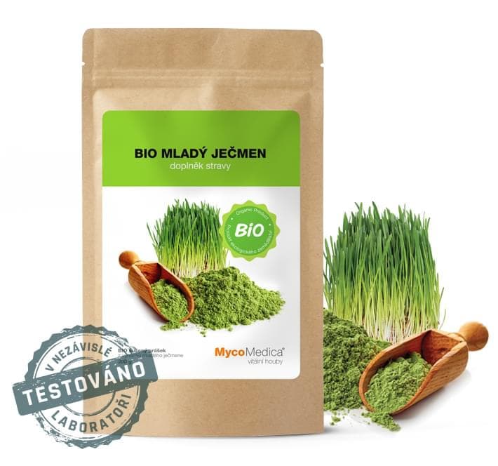 MycoMedica BIO Mladý ječmen 200g - MycoMedica