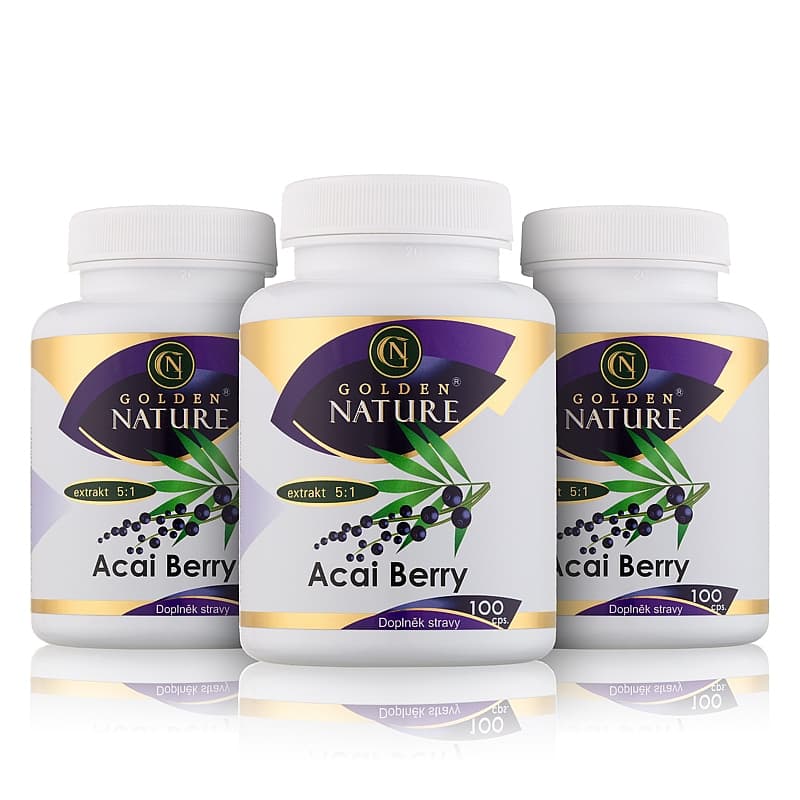 2+1 Golden Nature Acai berry 300 cps. - Golden Nature