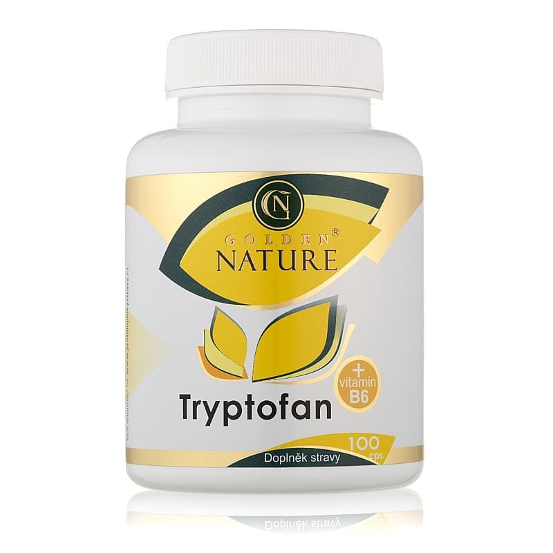 Golden Nature Tryptofan+B6 100 cps. - Golden Nature