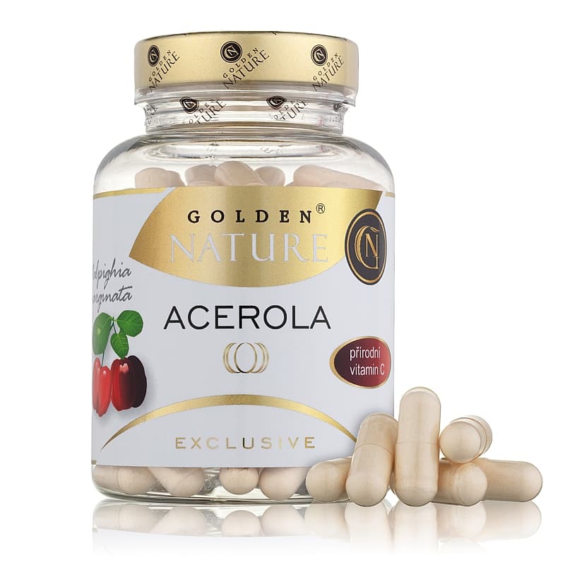 GN Exclusive Acerola (přírodní vitamin C) 100 cps. - Golden Nature