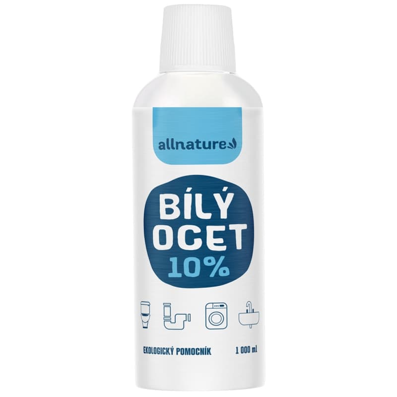 Allnature Bílý ocet 10% 1000 ml - Allnature