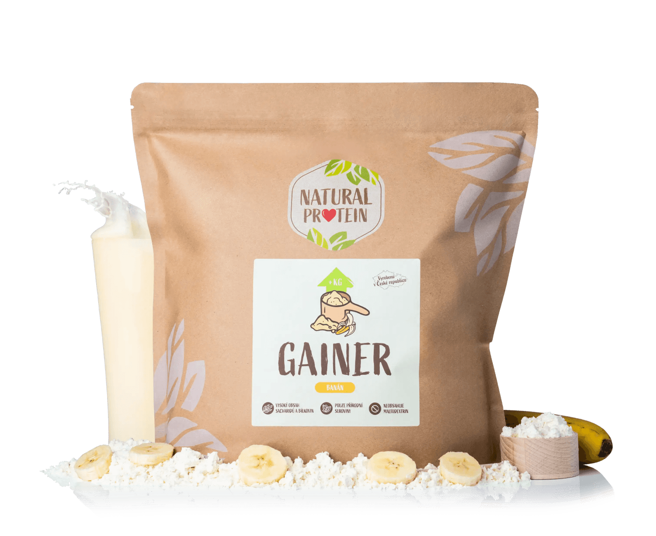 NaturalProtein Gainer Banán