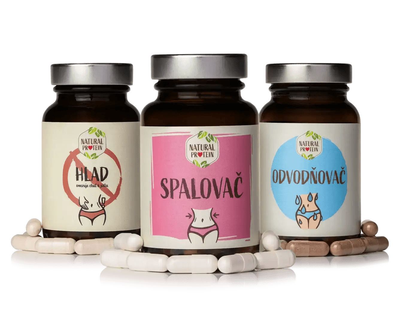 NaturalProtein Dietní Triple Pack