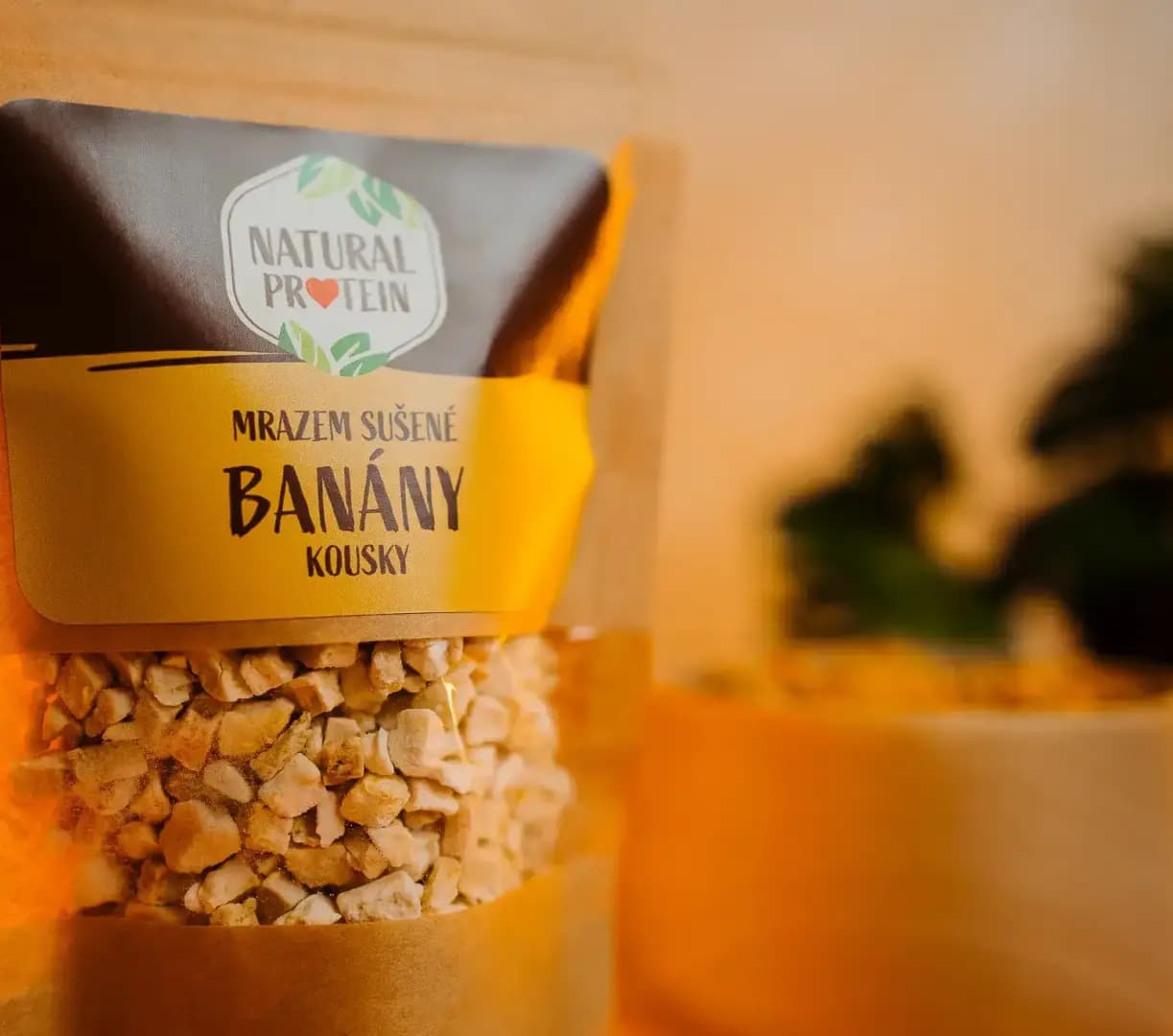 NaturalProtein Mrazem sušené banány kousky - náhled 3