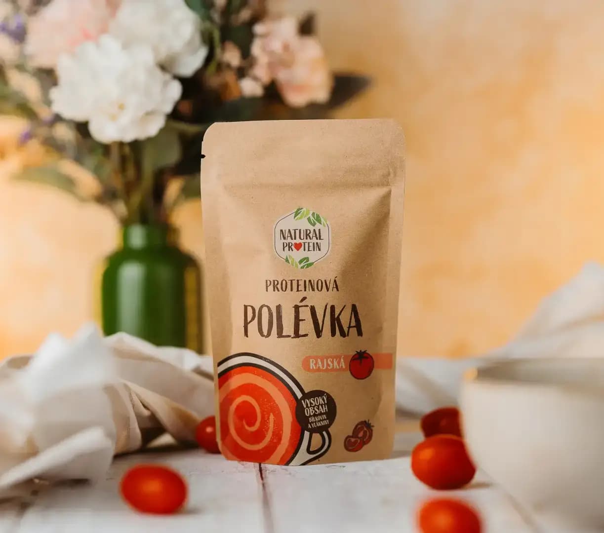 NaturalProtein Proteinová polévka rajská - náhled 4