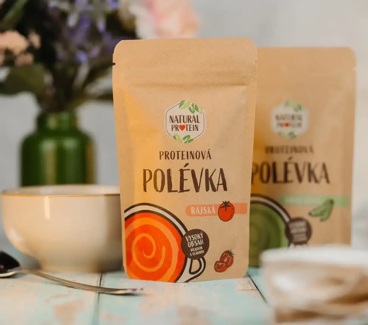 NaturalProtein Proteinová polévka rajská - náhled 3