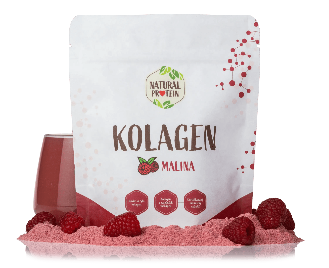 NaturalProtein Kolagen Malina
