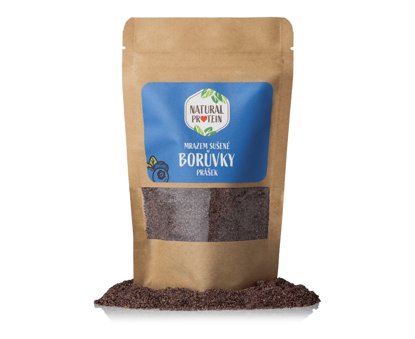 NaturalProtein Mrazem sušené borůvky prášek