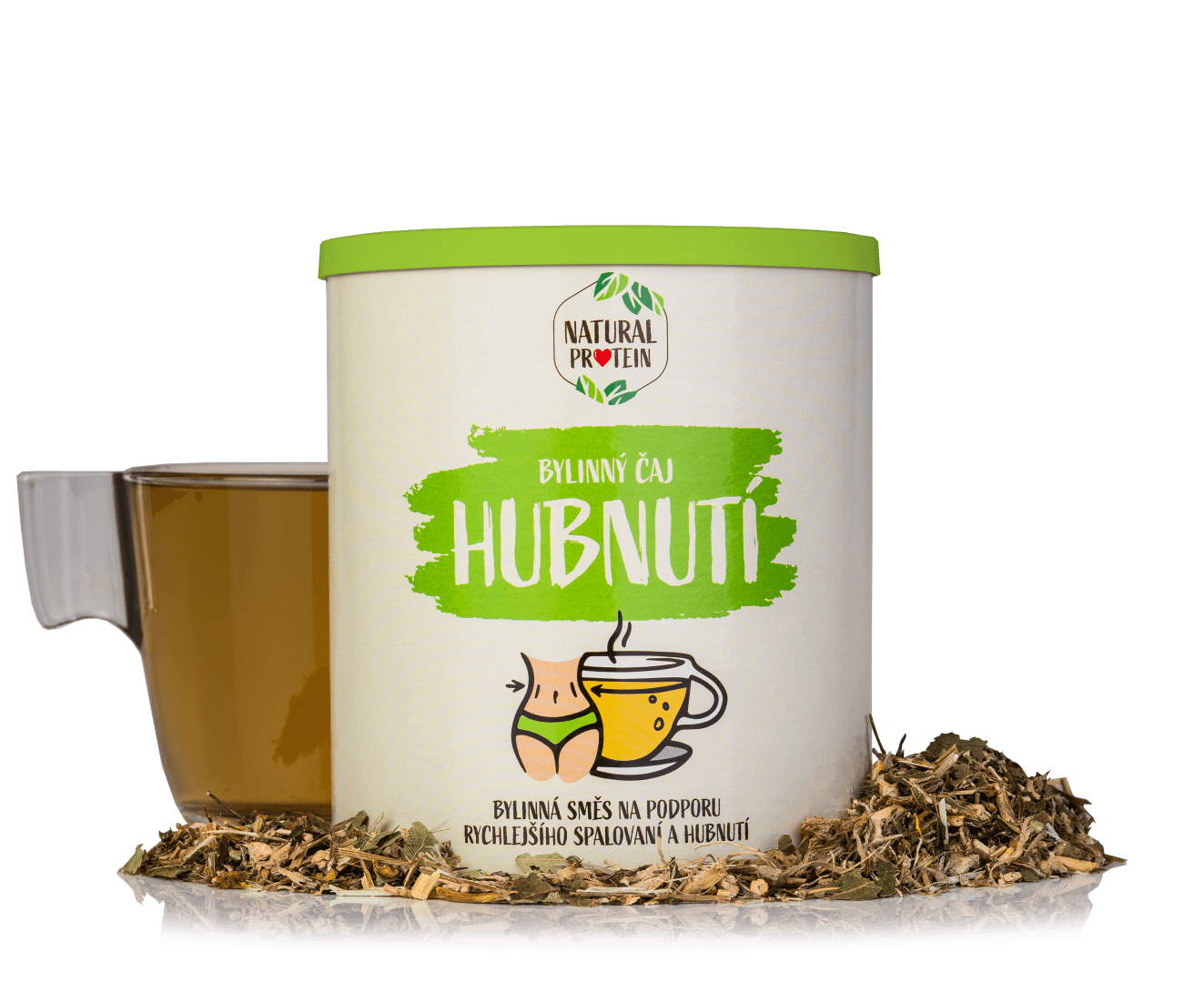 NaturalProtein Bylinný sypaný čaj Hubnutí