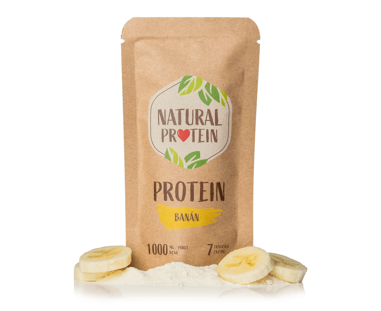 NaturalProtein Banánový protein (35 g)