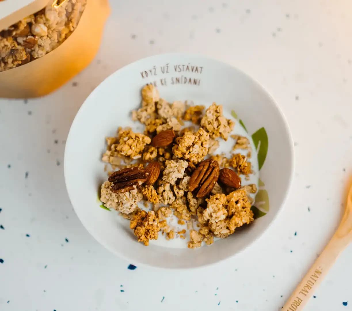 NaturalProtein Proteinová granola ořechová - náhled 5