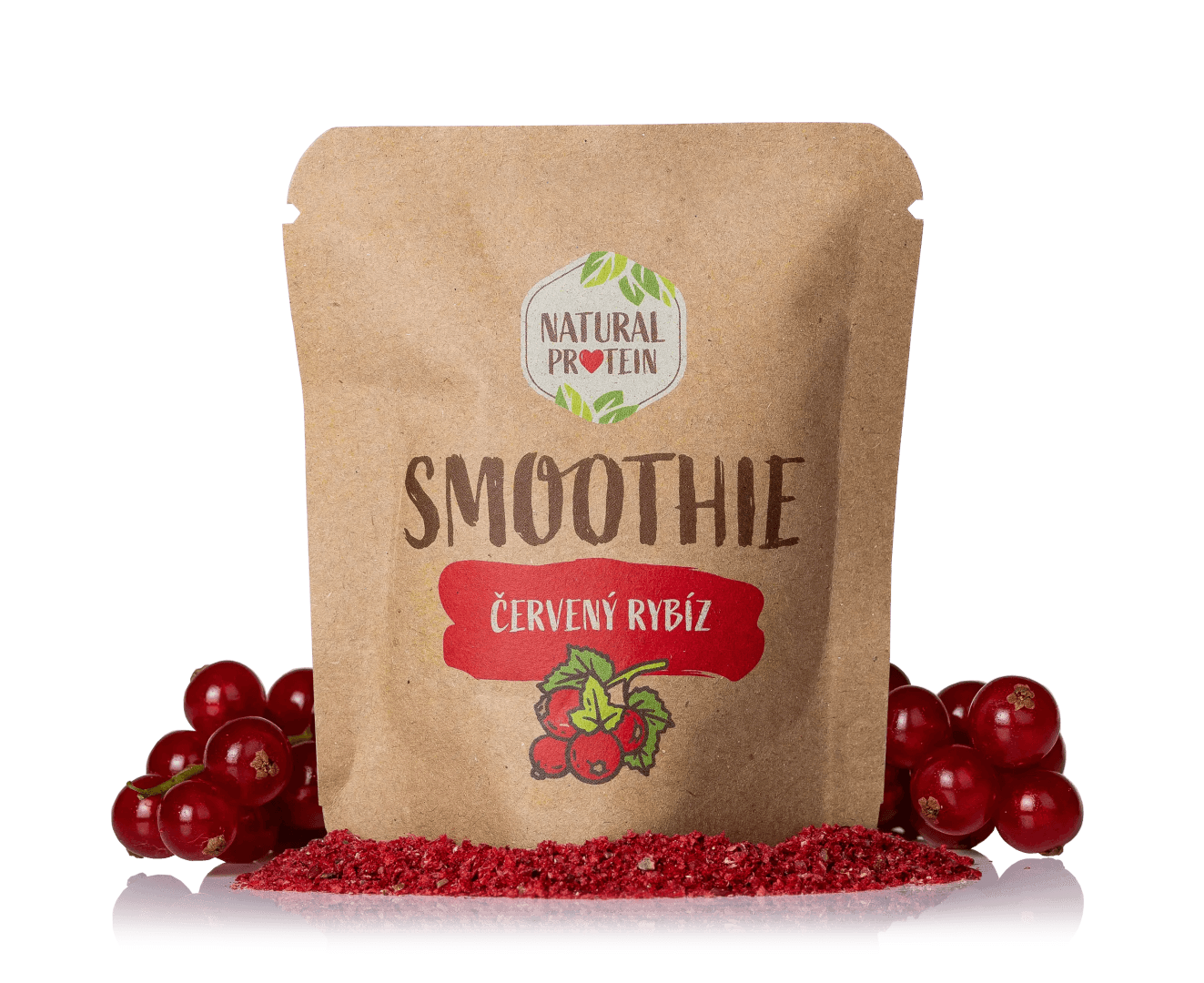 NaturalProtein Smoothie Červený rybíz