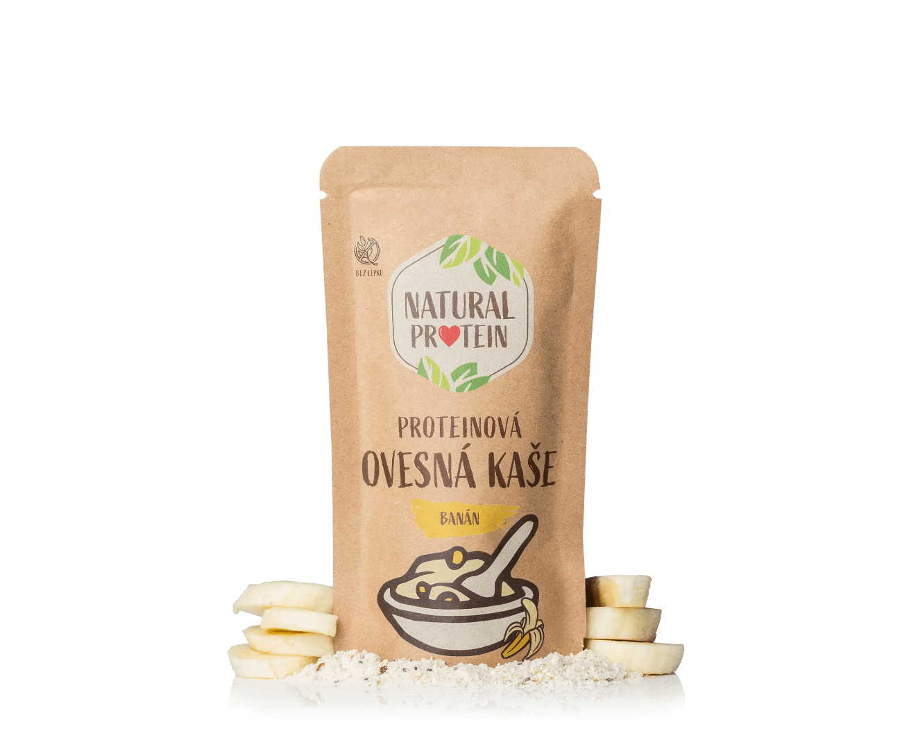 NaturalProtein Proteinová ovesná kaše Banán (60 g)