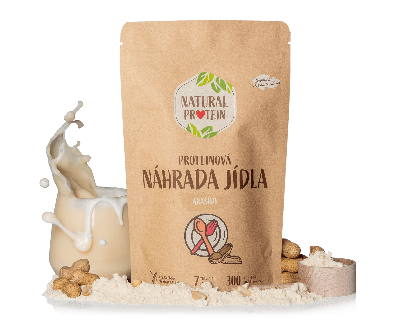NaturalProtein Náhrada jídla Arašídy