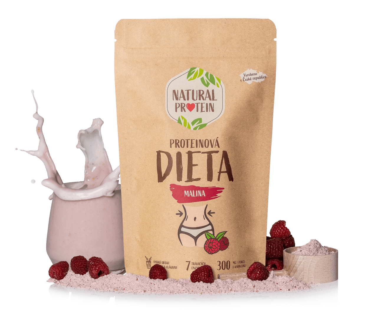 NaturalProtein Proteinová dieta Malina