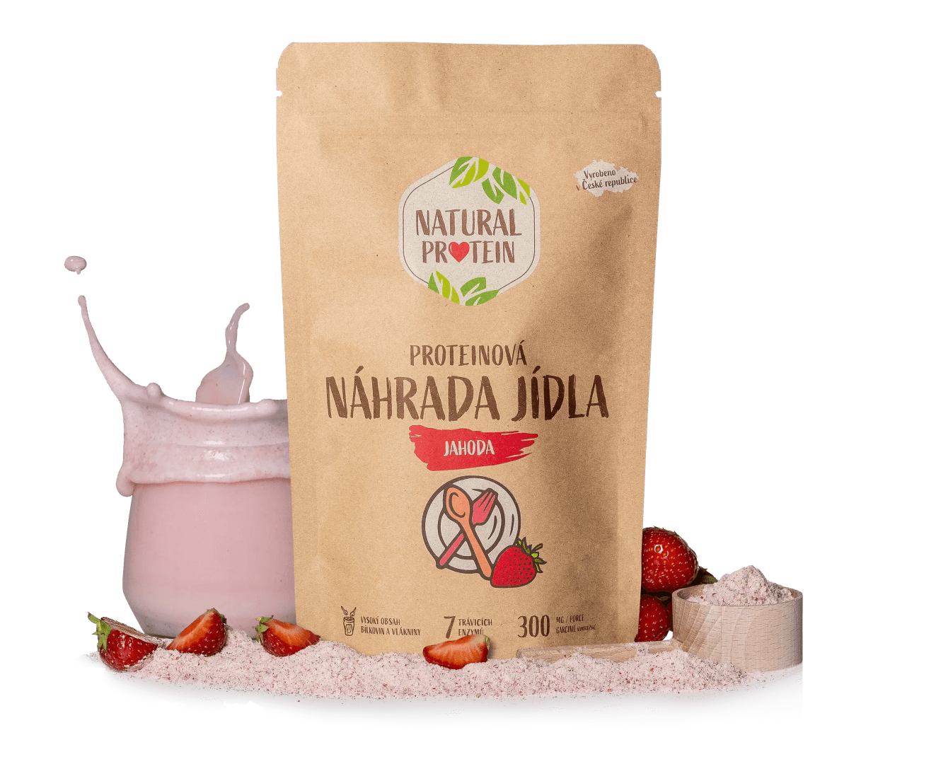 NaturalProtein Náhrada jídla Jahoda