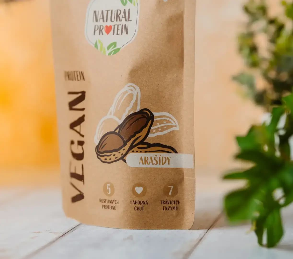 NaturalProtein Veganský protein Arašídy - náhled 3