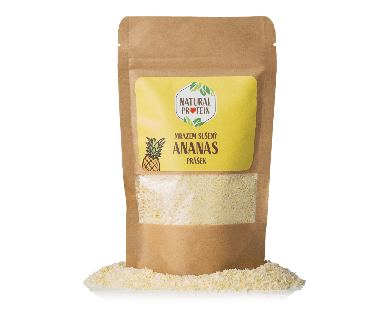 NaturalProtein Mrazem sušený ananas prášek