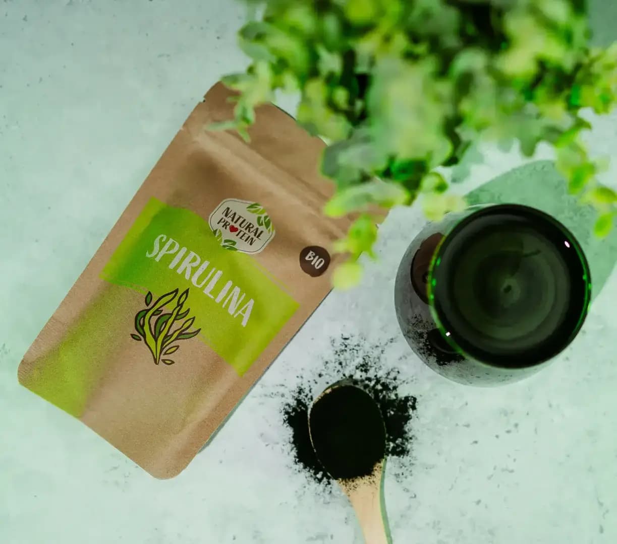 NaturalProtein Spirulina BIO - náhled 3