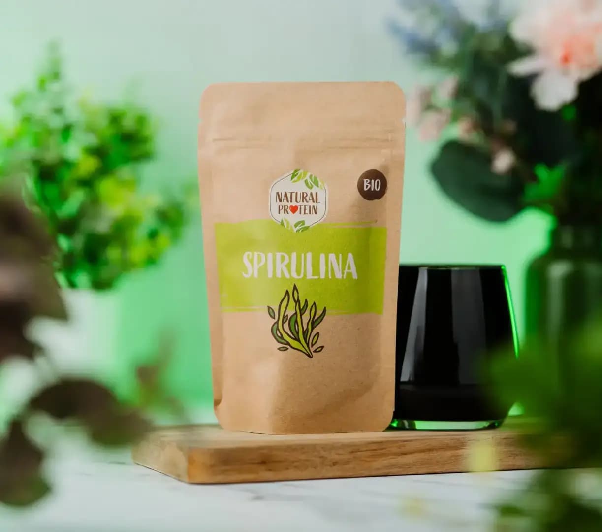 NaturalProtein Spirulina BIO - náhled 2