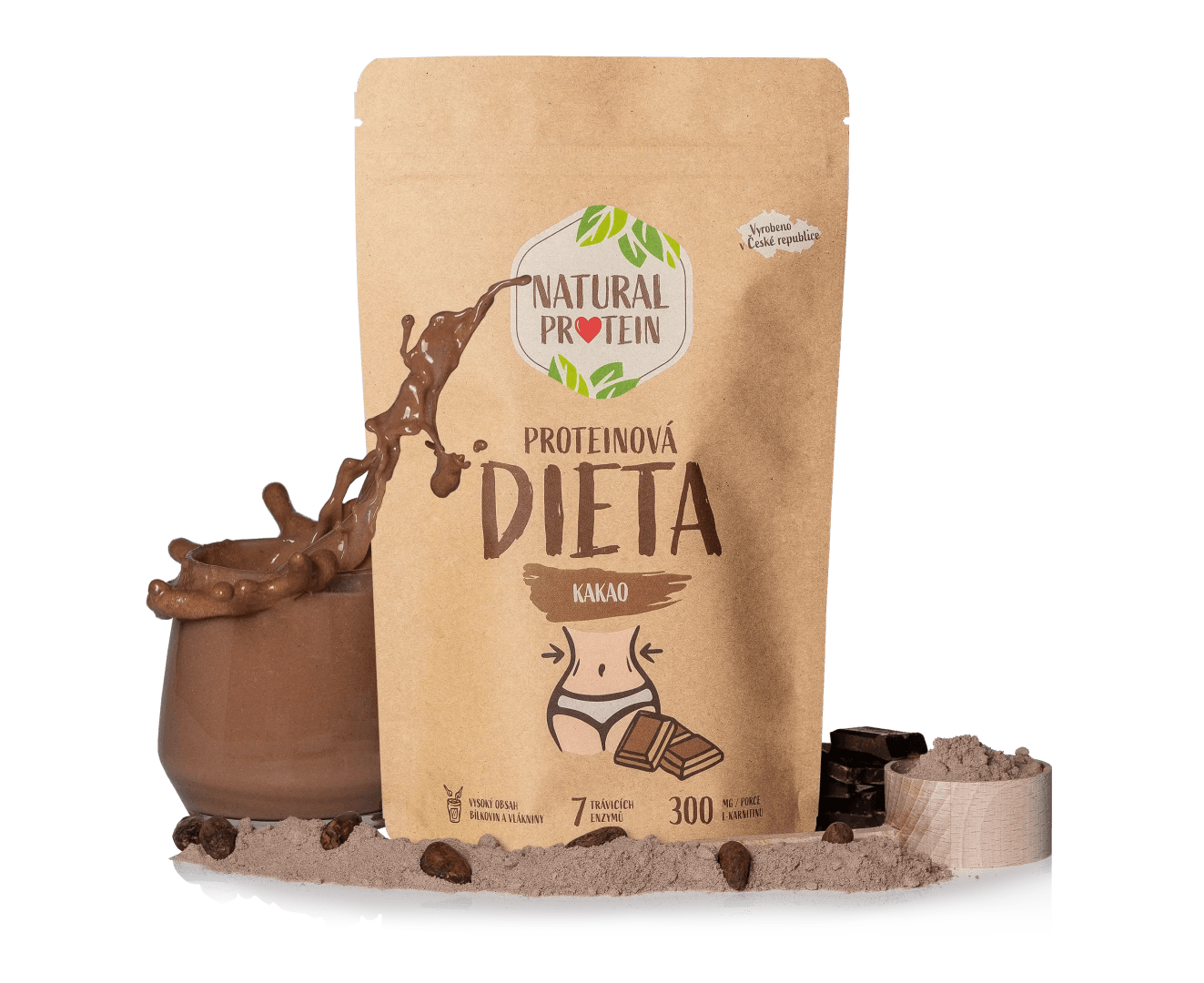 NaturalProtein Proteinová dieta Kakao