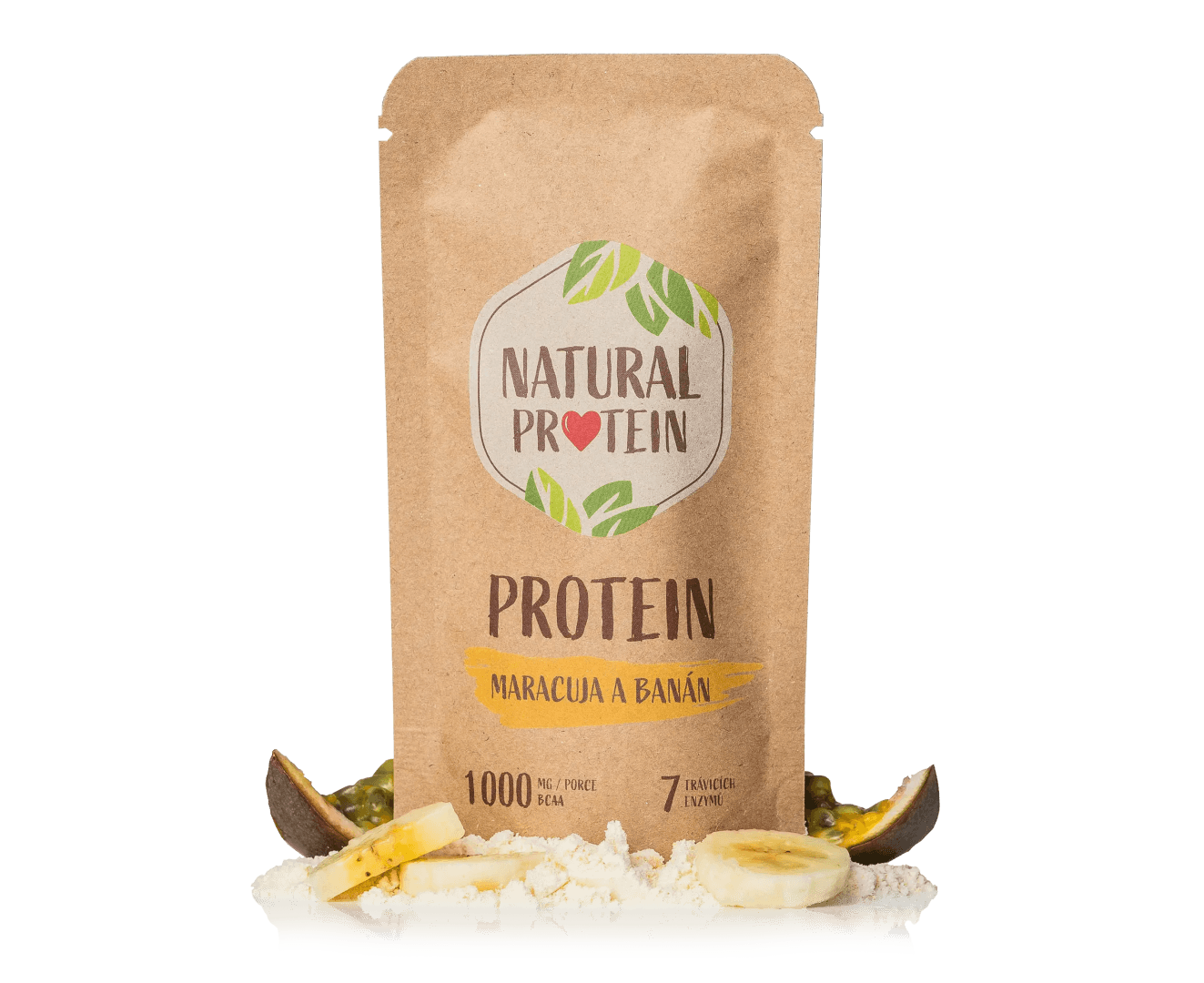 NaturalProtein Protein s maracujou a banánem (35 g)