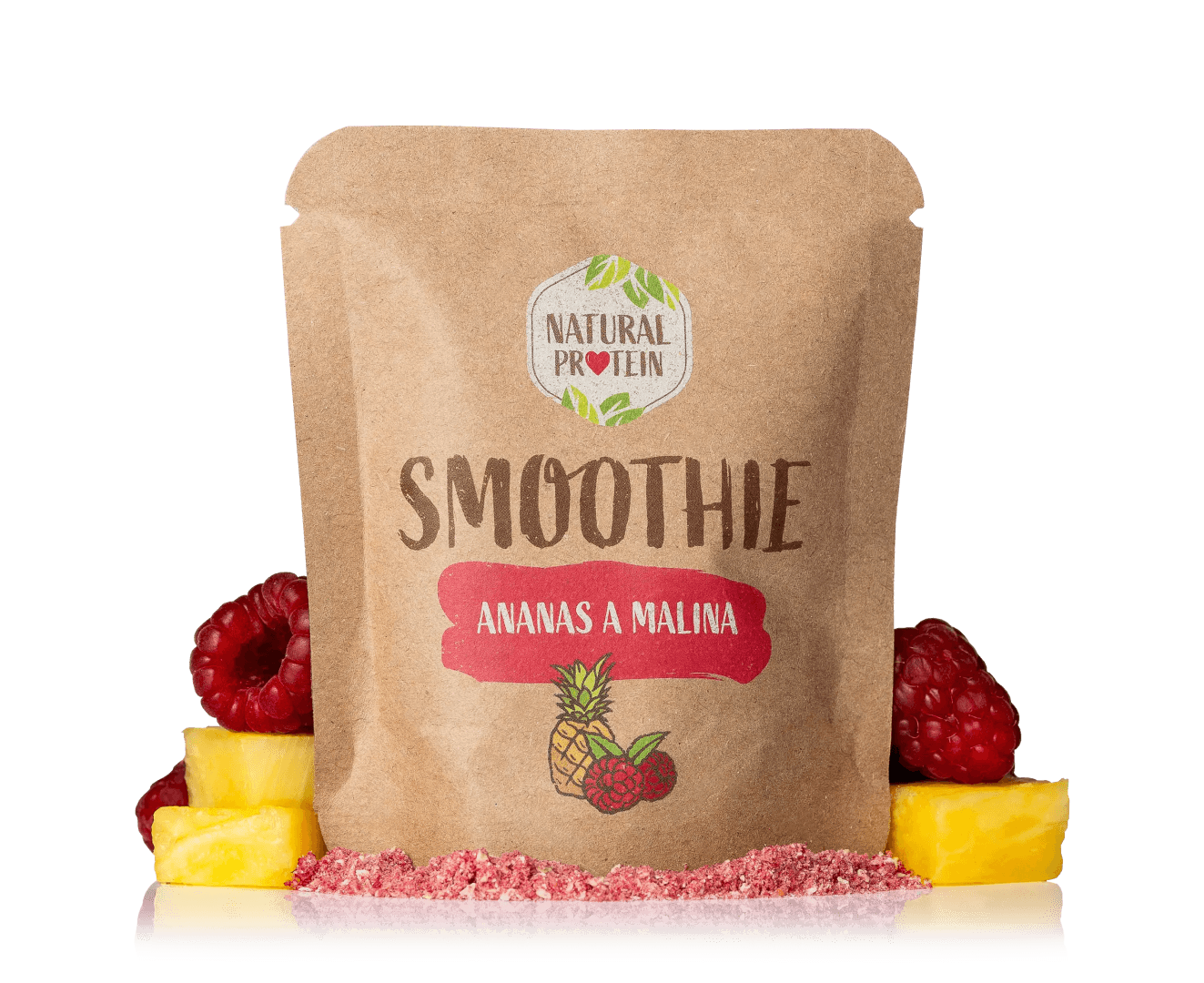 NaturalProtein Smoothie Ananas + Malina
