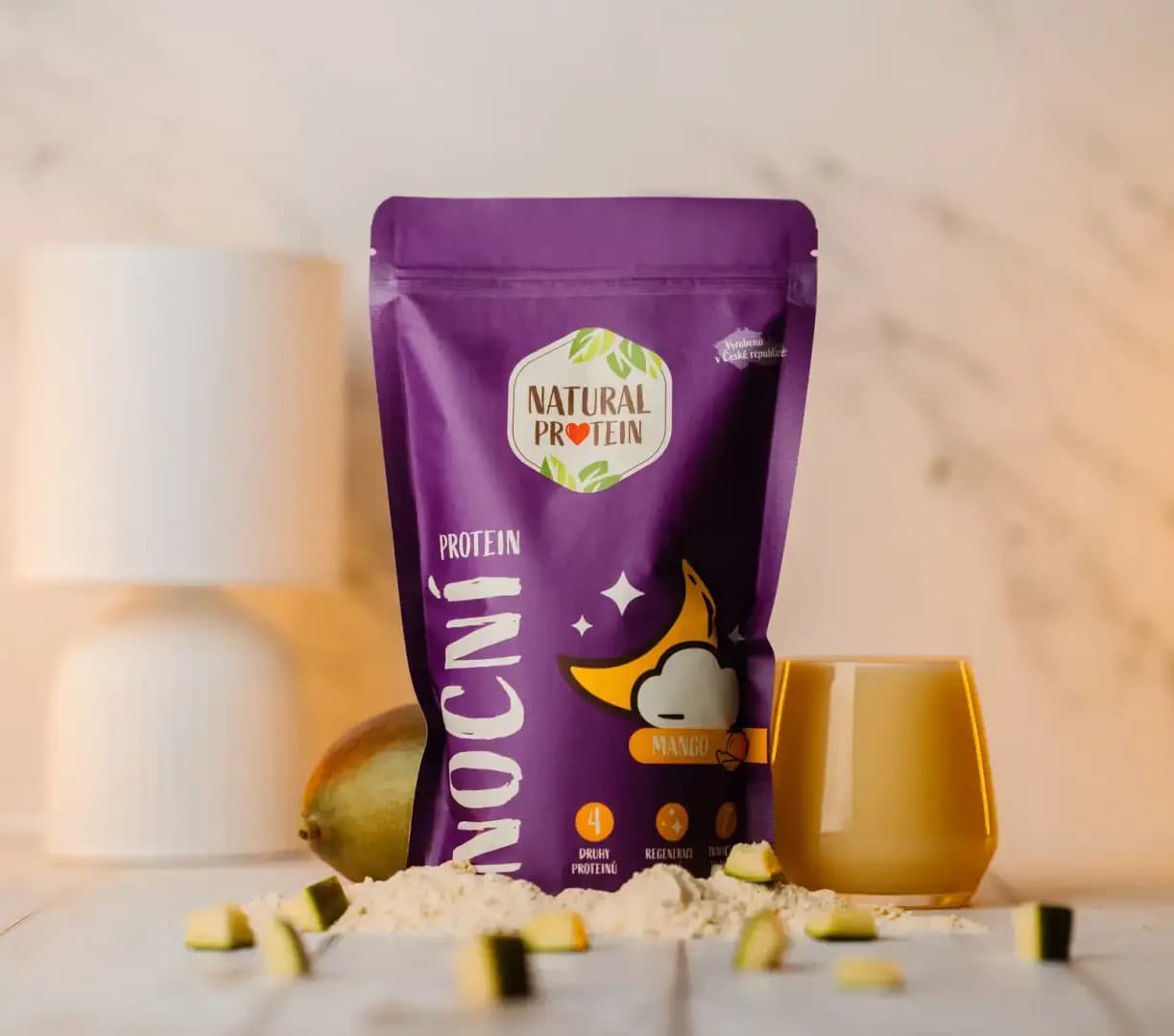 NaturalProtein Noční protein Mango - náhled 4