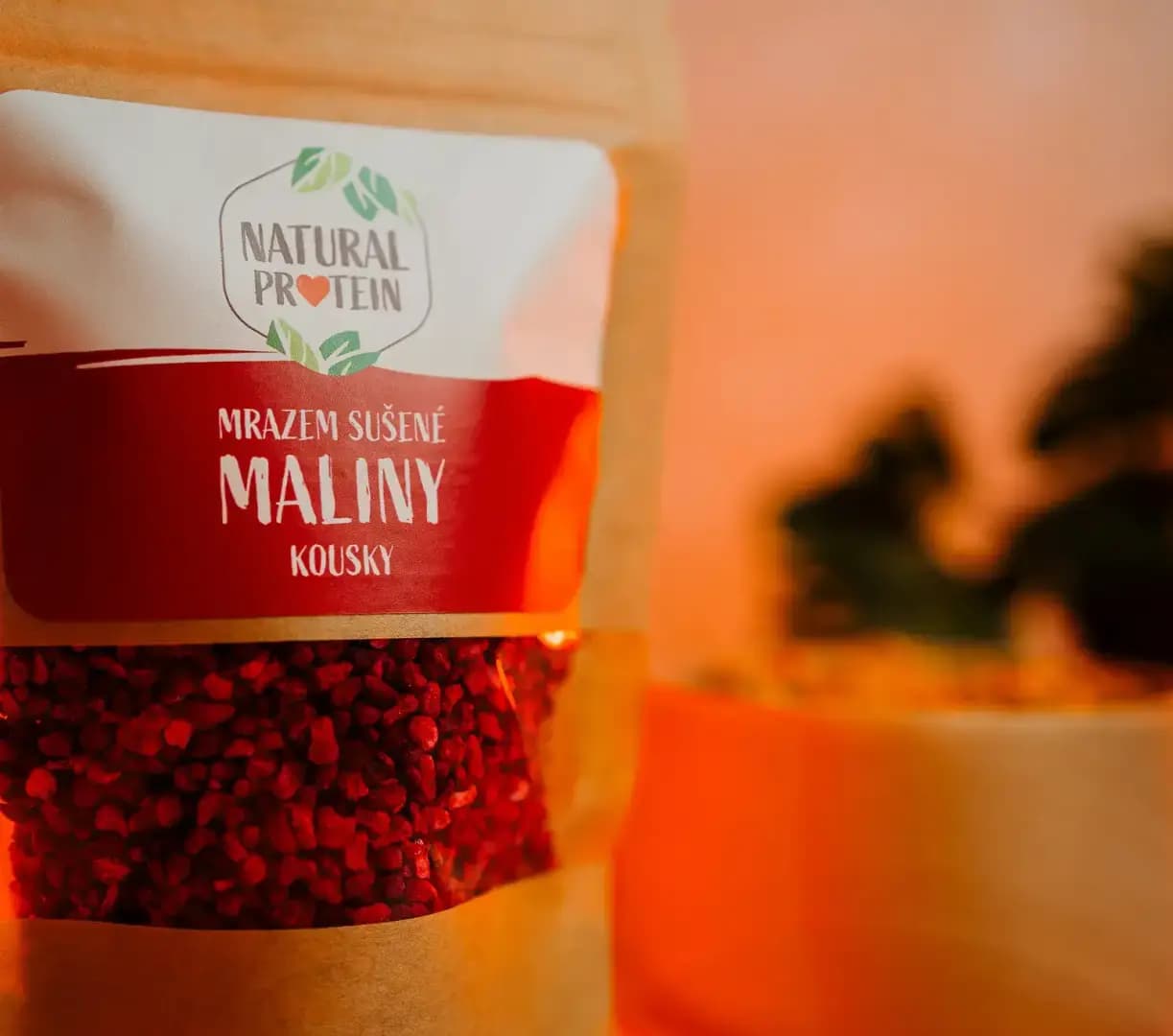 NaturalProtein Mrazem sušené maliny kousky - náhled 3