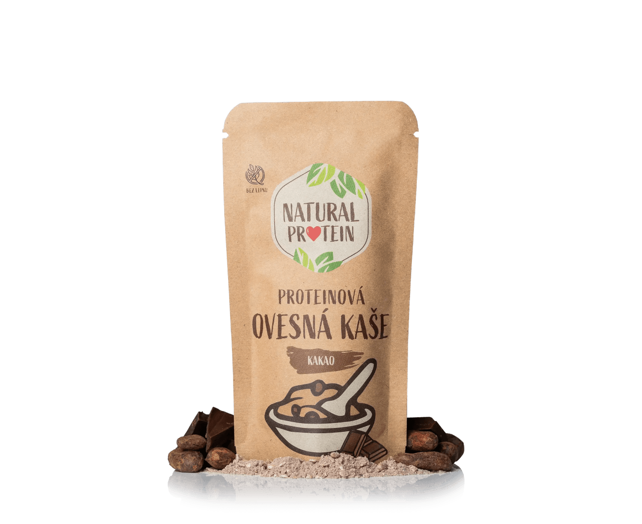 NaturalProtein Proteinová ovesná kaše Kakao (60 g)