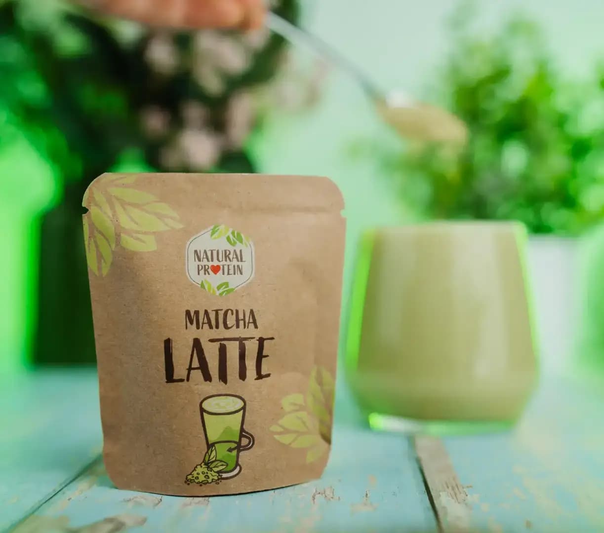 NaturalProtein Matcha Latte (20g) - náhled 2