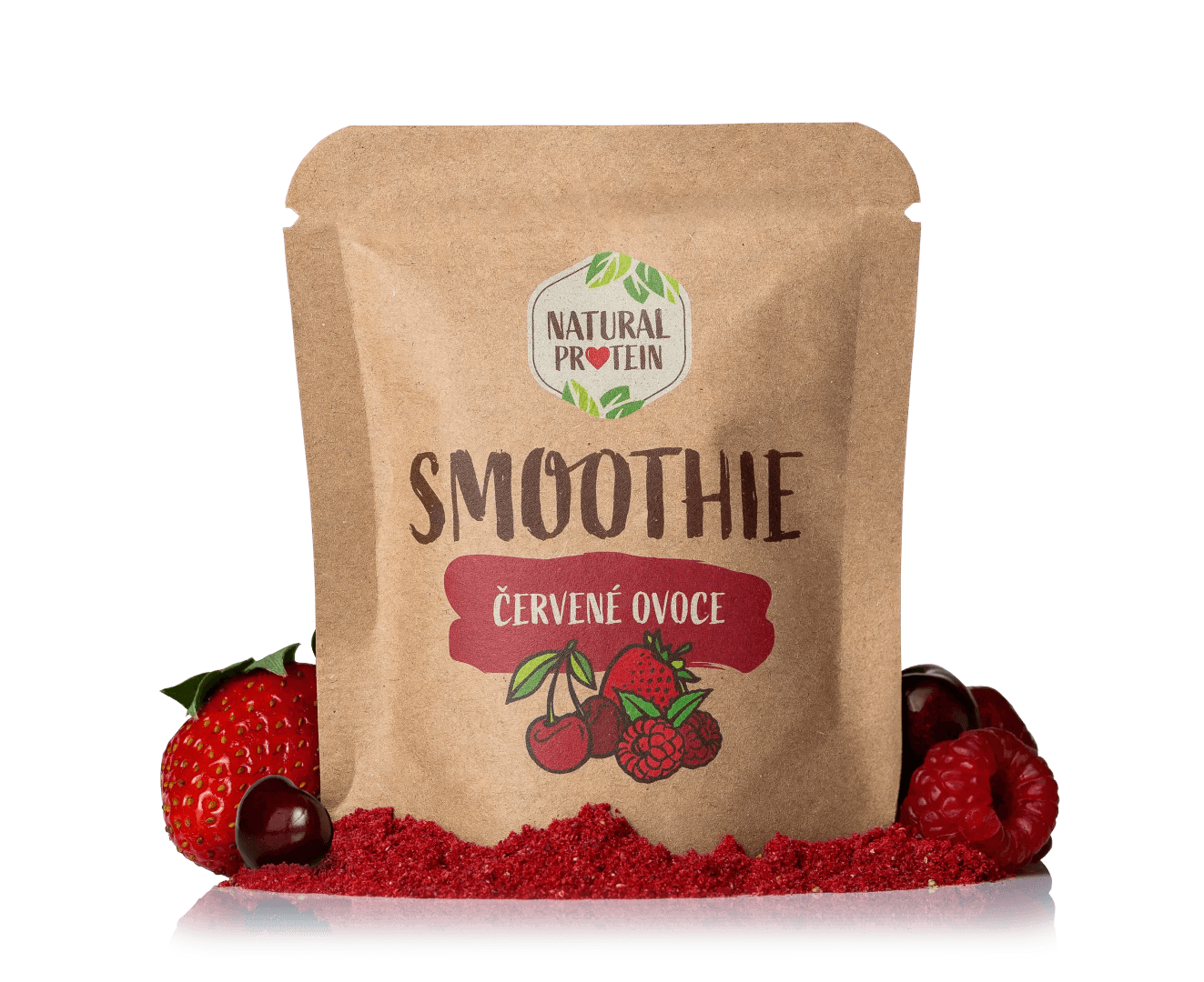NaturalProtein Smoothie Červené ovoce