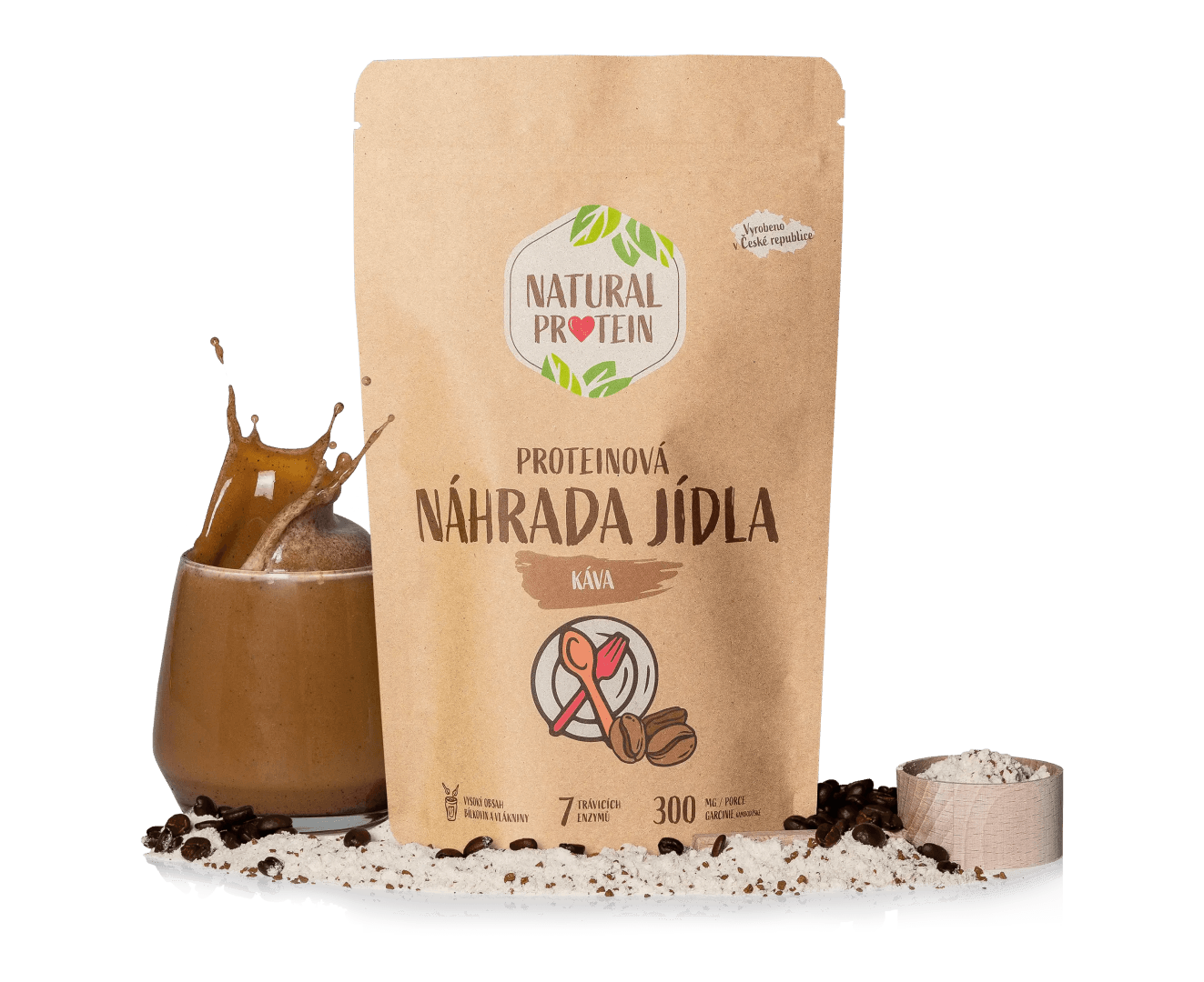 NaturalProtein Náhrada jídla Káva