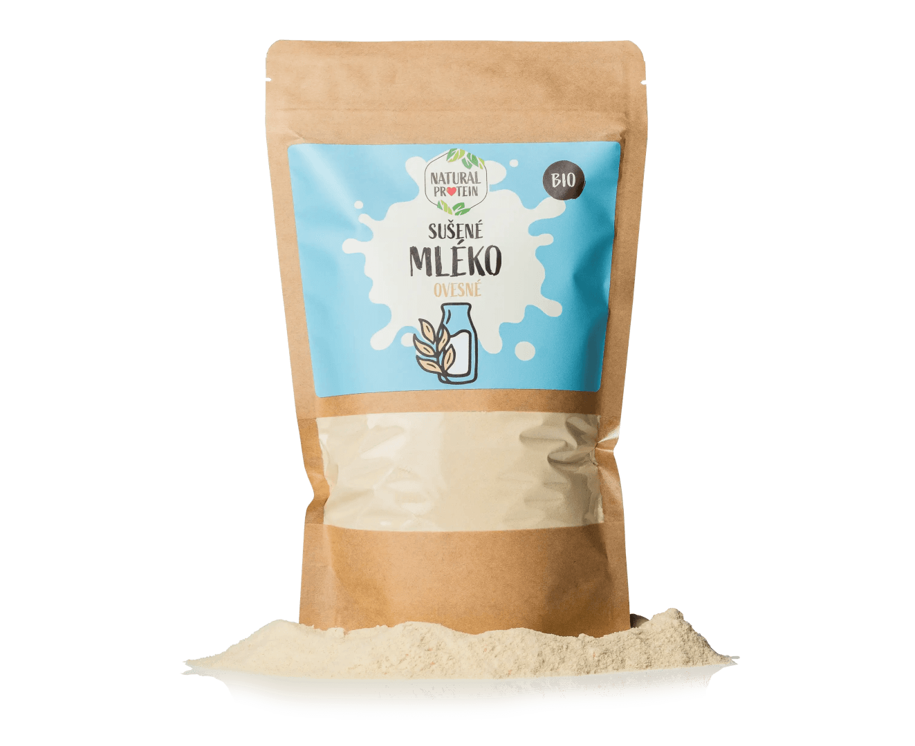 NaturalProtein Sušené ovesné mléko BIO