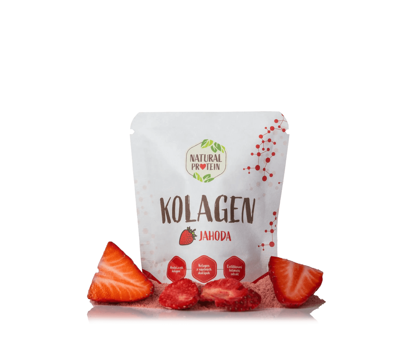 NaturalProtein Kolagen Jahoda (10 g)