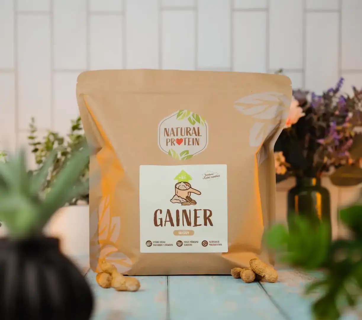 NaturalProtein Gainer Arašídy - náhled 4